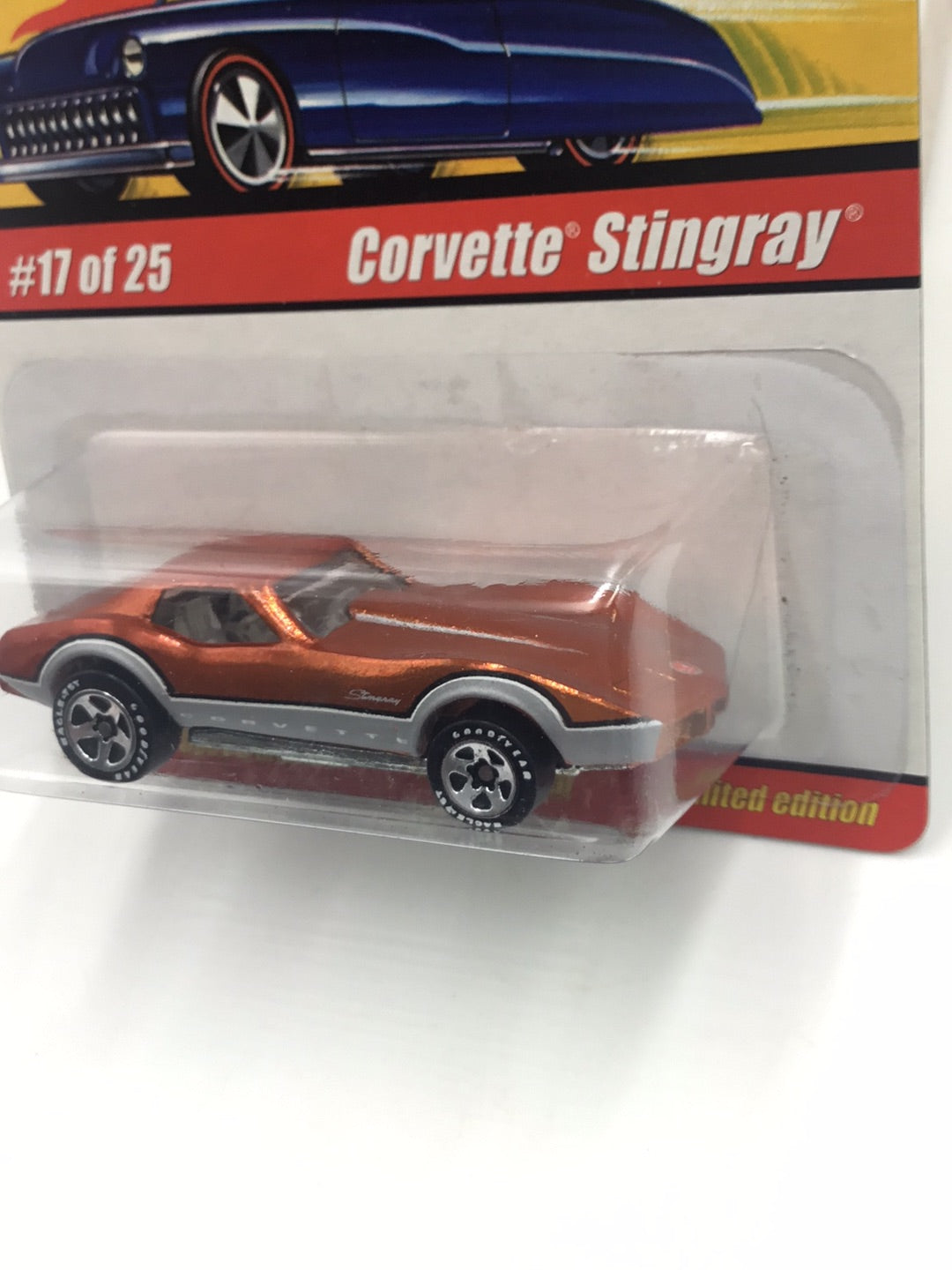 Hot wheels classics series 1 #17 Corvette Stingray (Orange) CC5