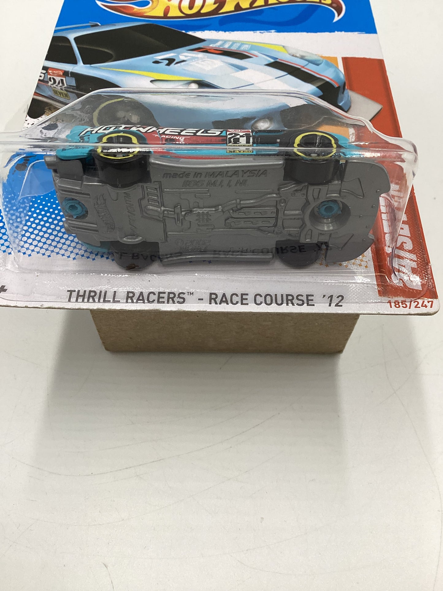 2012 Hot Wheels Thrill Racers Race Course #185 24/Seven Light Blue 68B