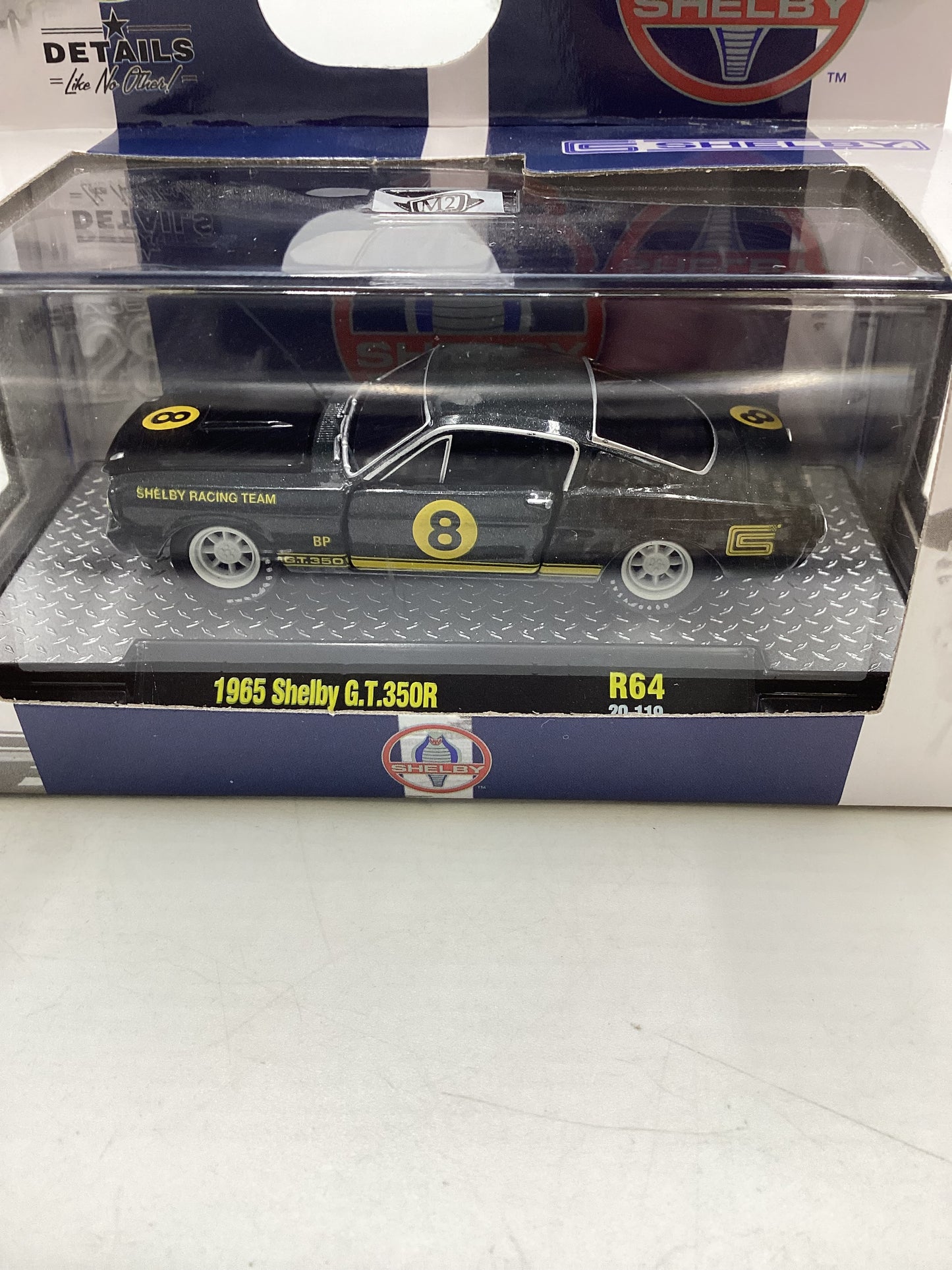M2 Machines Shelby 1965 Shelby G.T.350R Black R64