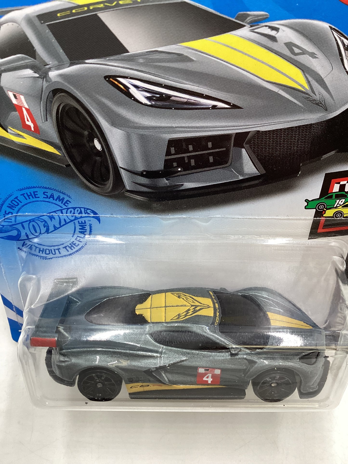 2021 Hot wheels #105 Corvette C8.R Grey 11F