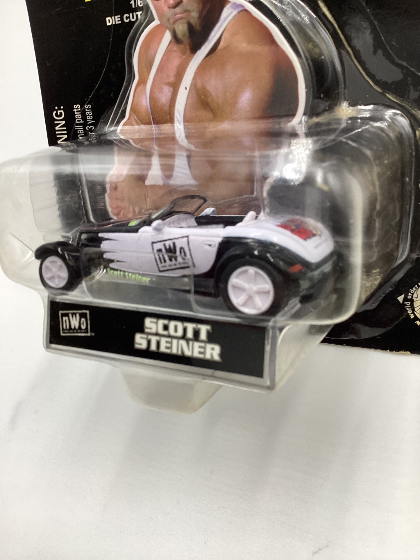 Racing Champions NWO Nitro Streetrods Scott Steiner 97 Plymouth Prowler White/Black SR