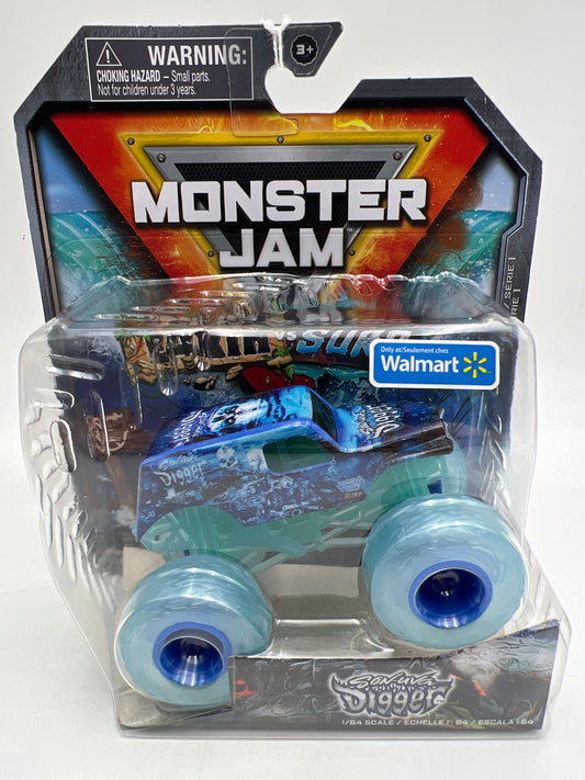 Monster Jam Walmart Exclusive Series 1 Earth vs Surf Sonuva Digger 2