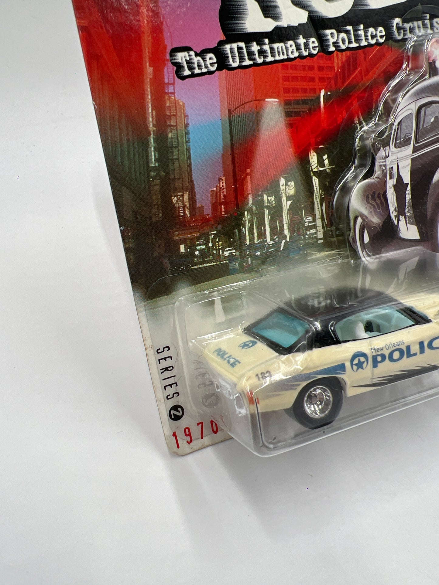 Hot Wheels Cop Rods Series 2 New Orleans LA 1970 Chevelle SS W/Real Riders