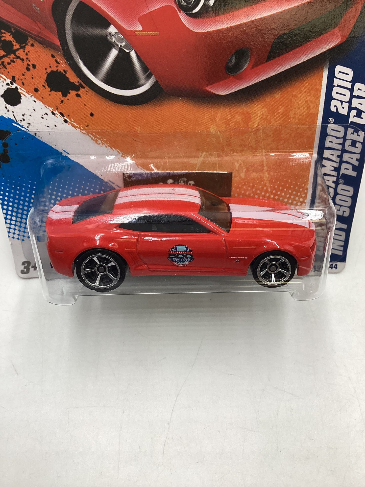 2011 Hot Wheels #113 Red Chevy Camaro 2010 Indy 500 Pace Car 3A