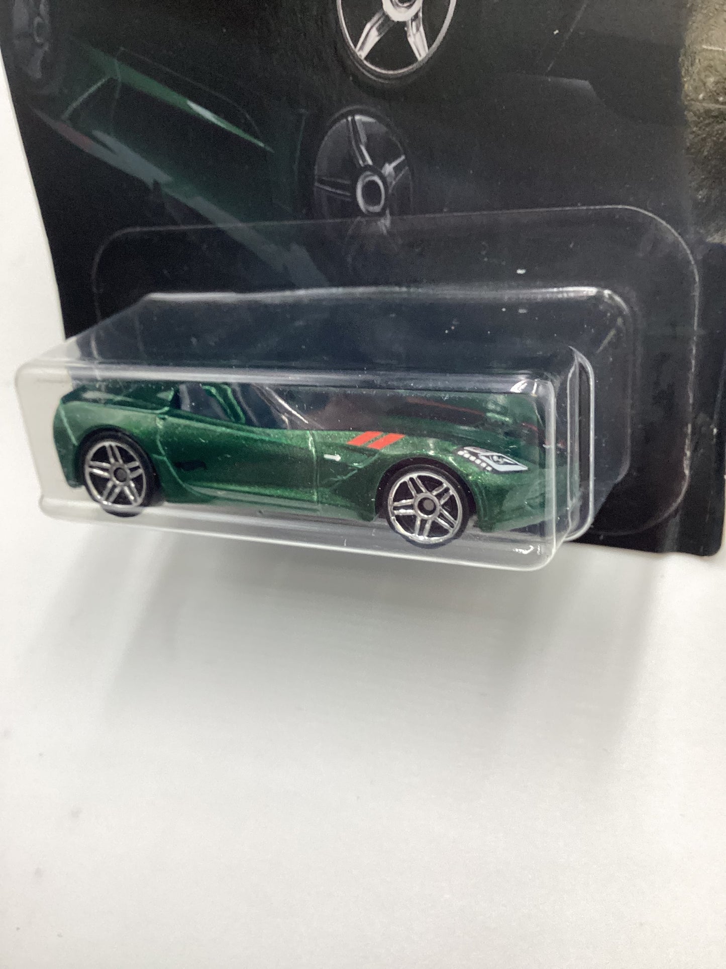 2019 Hot Wheels Exotics Series #1 14 Corvette Stingray *Bad Card* 156G