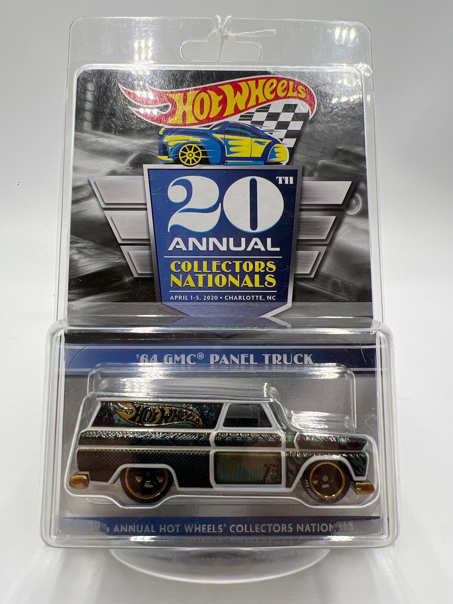 2020 Hot Wheels 20th Annual Collector Nationals 64 GMC Panel Truck 3792/4000 W/Protector