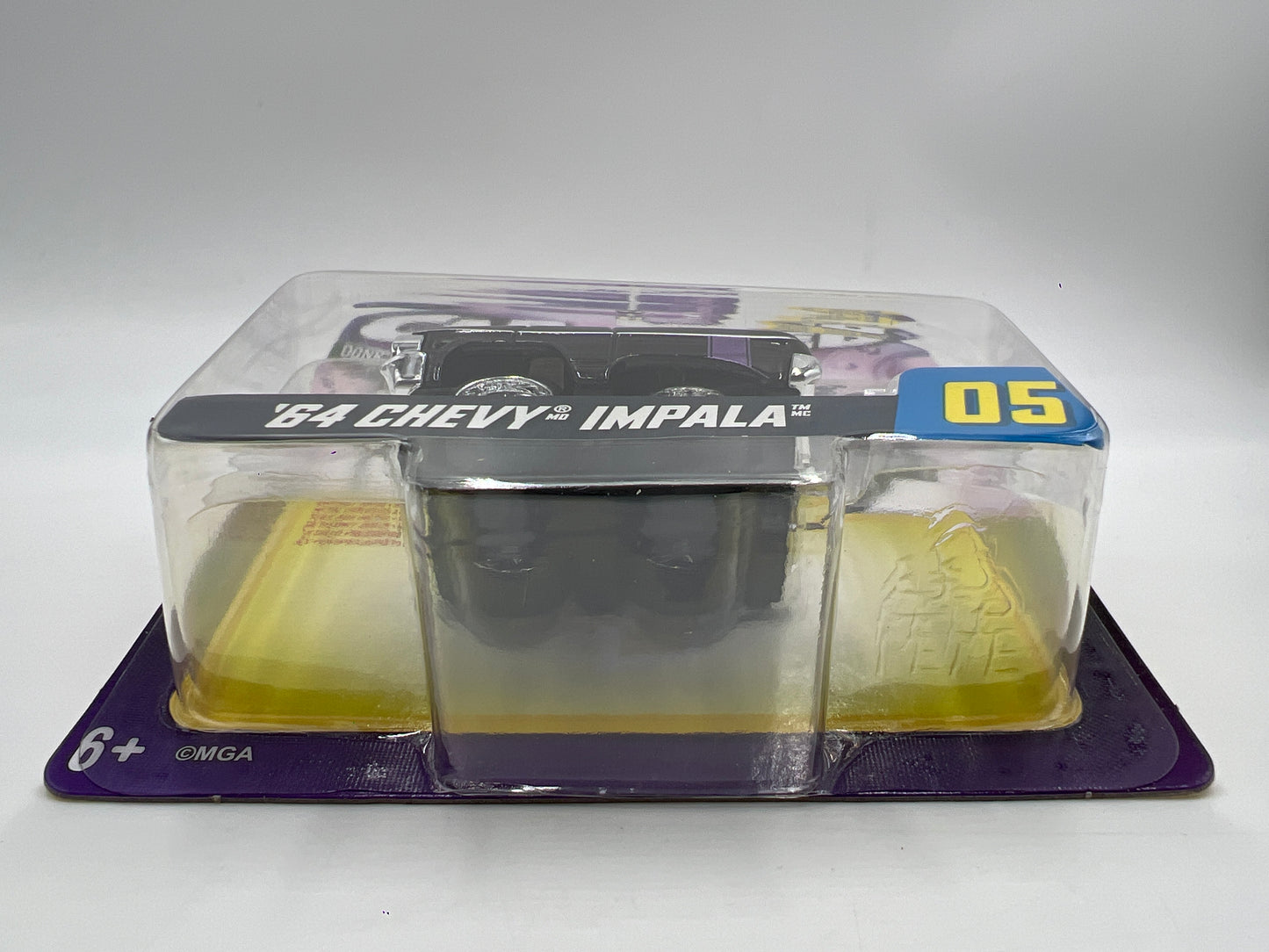 2025 MGA Car Tuned Series 3 #5 64 Chevy Impala Black/Purple 179E