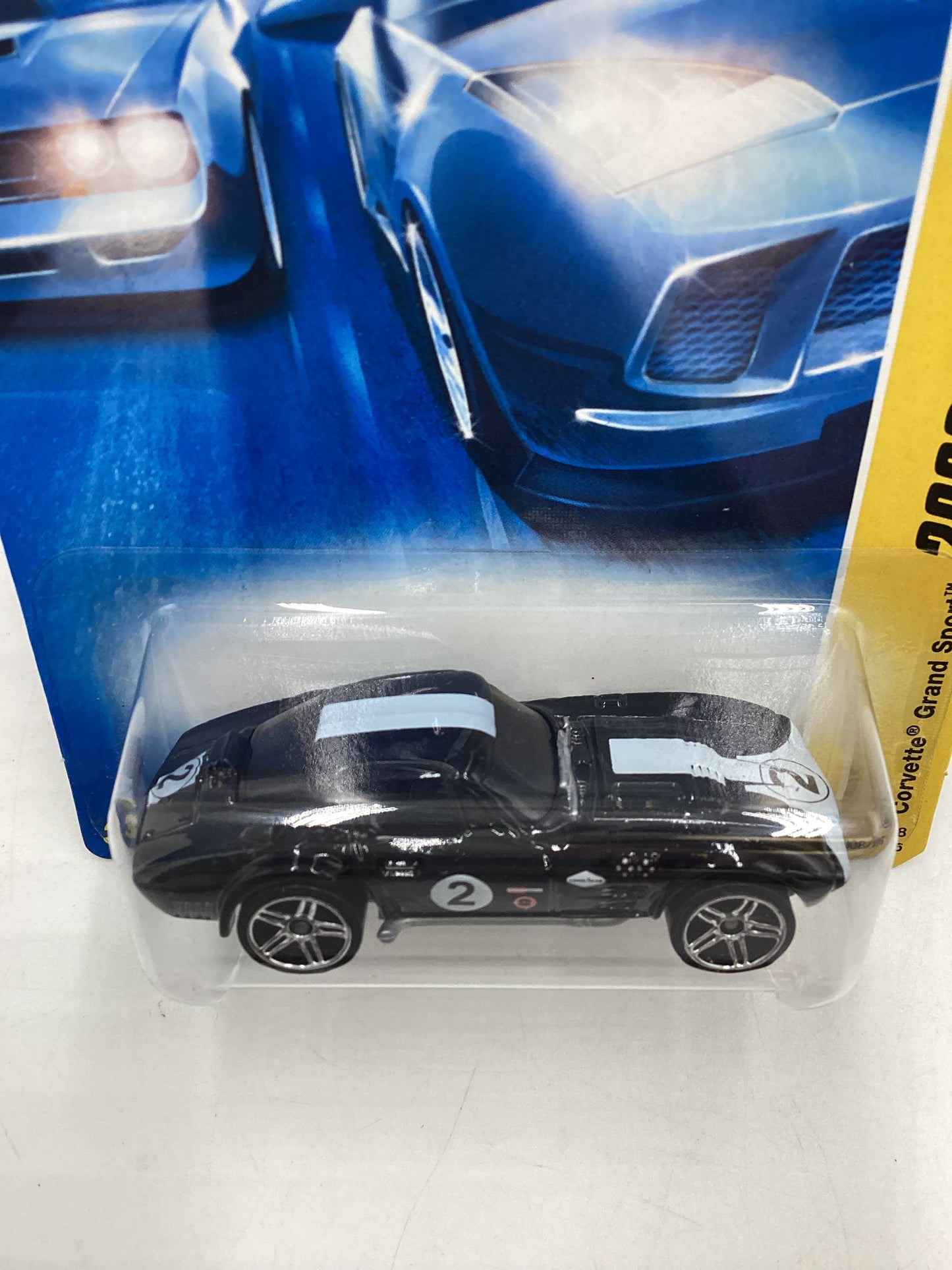 2008 Hot Wheels New Models #008 Corvette Grand Sport Black 1D