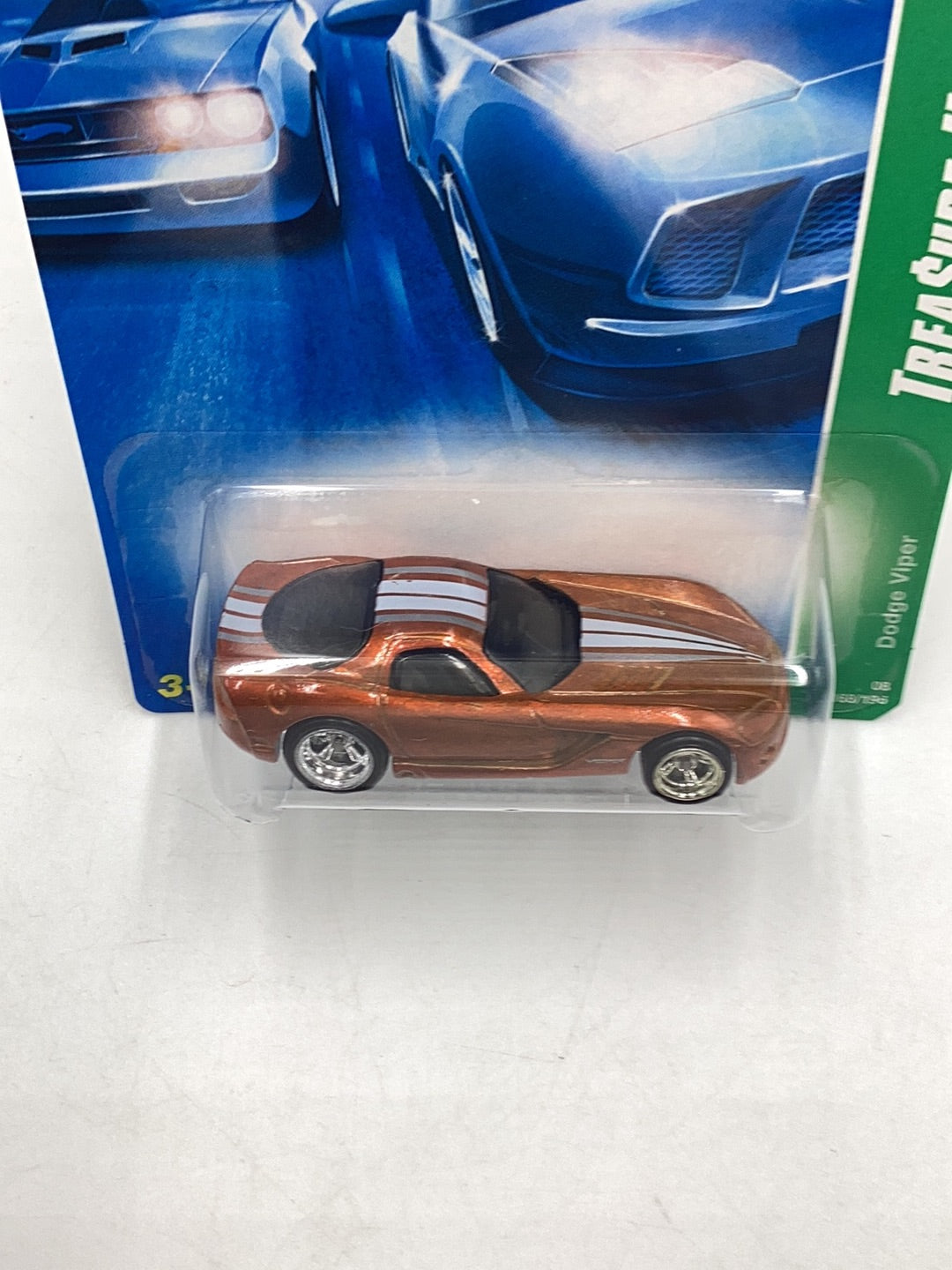 2008 Hot Wheels Super Treasure Hunt #168 Dodge Viper W/Protector