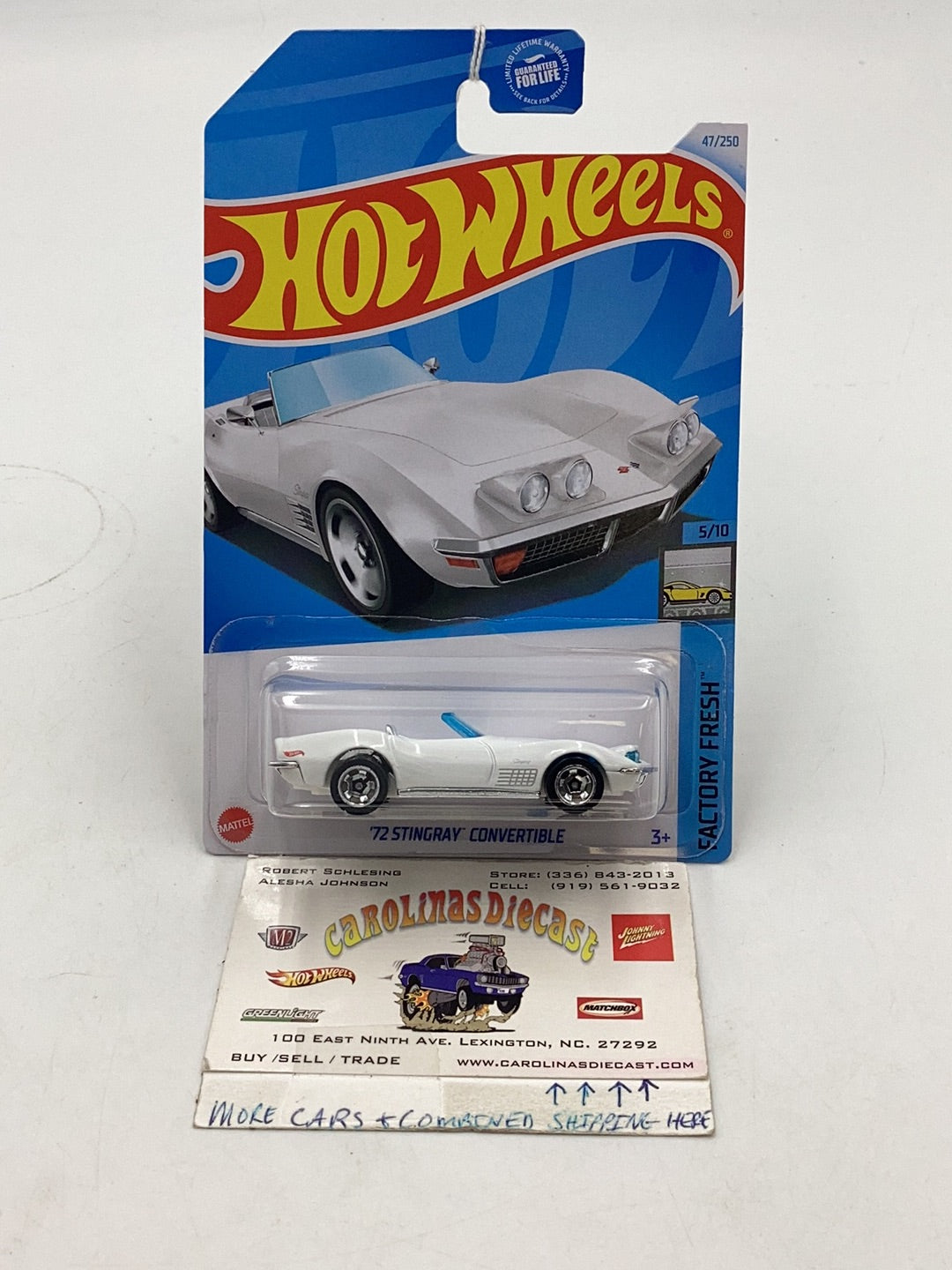 2024 Hot Wheels B case #47 72 Stingray Convertible 5D
