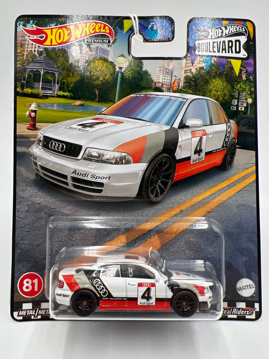 Hot Wheels Premium Boulevard #81 Audi S4 Quattro White 262B