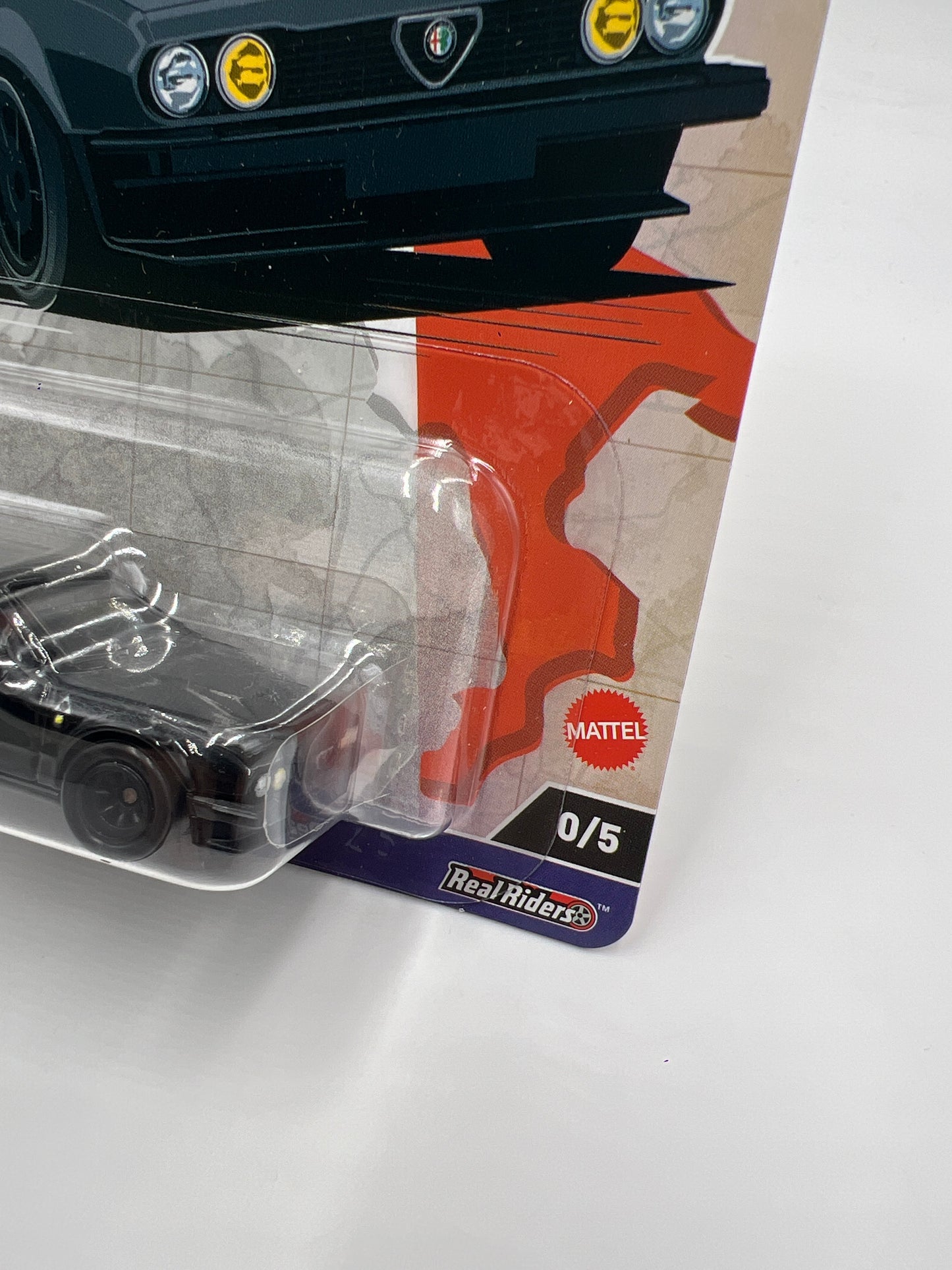 Hot Wheels Premium Car Culture CHASE World Tour #0 Alfa Romeo GTV6 3.0 Black W/Protector