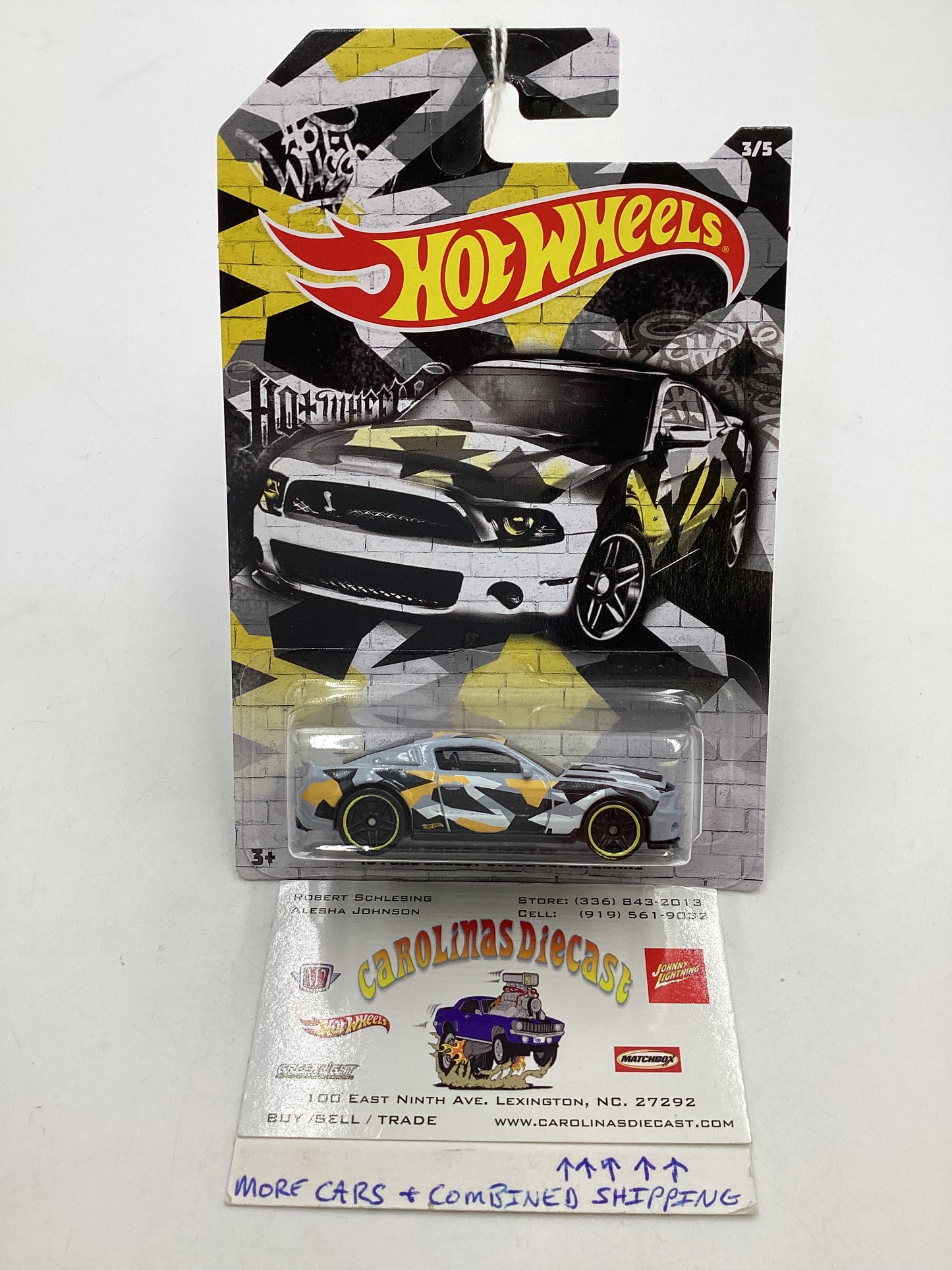 Hot Wheels Urban Camouflage 3/5 16 Ford Shelby GT500 Super Snake 151F