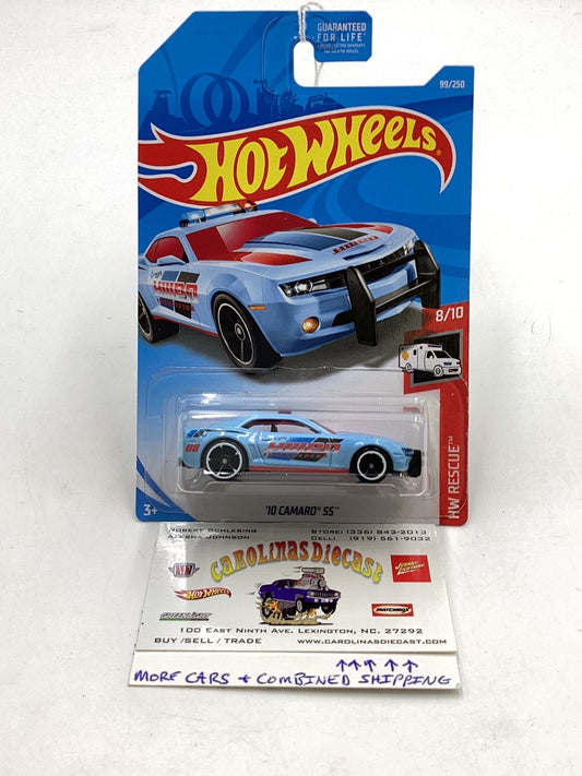 2019 Hot Wheels #99 10 Camaro SS blue 5H