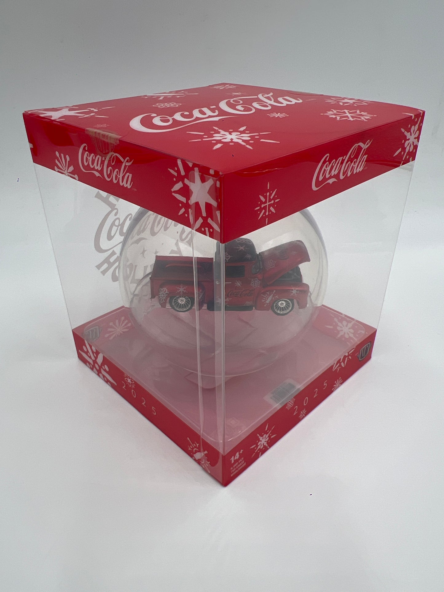 2025 M2 Machines Coca Cola Holiday Christmas Ornaments 1956 Ford F-100 Truck Red