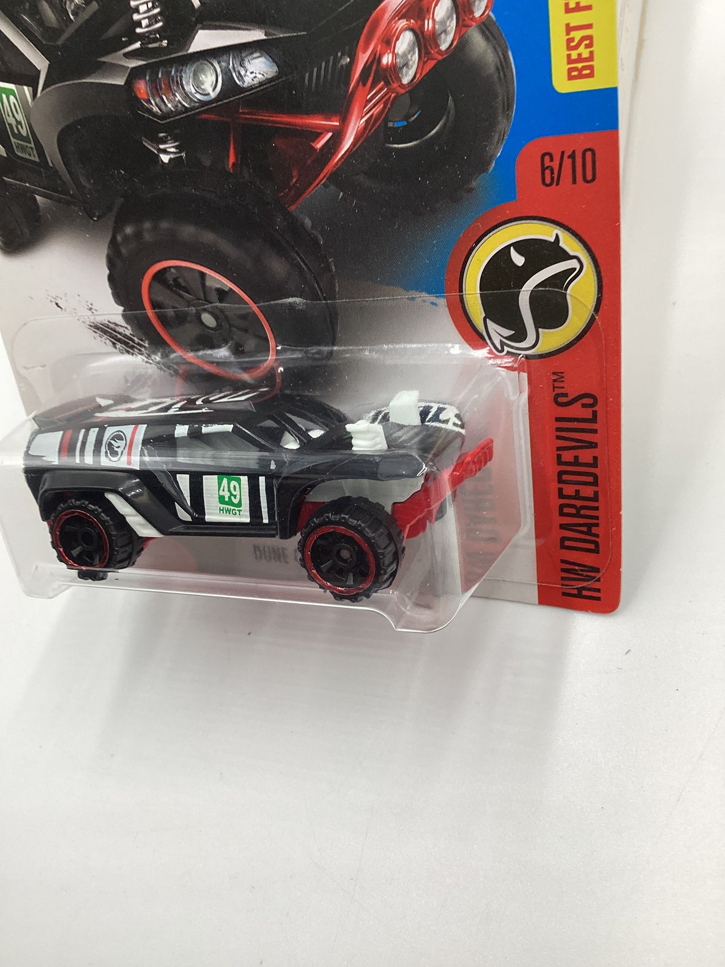 2016 Hot Wheels Treasure Hunt #151 Dune Crusher Black 277M