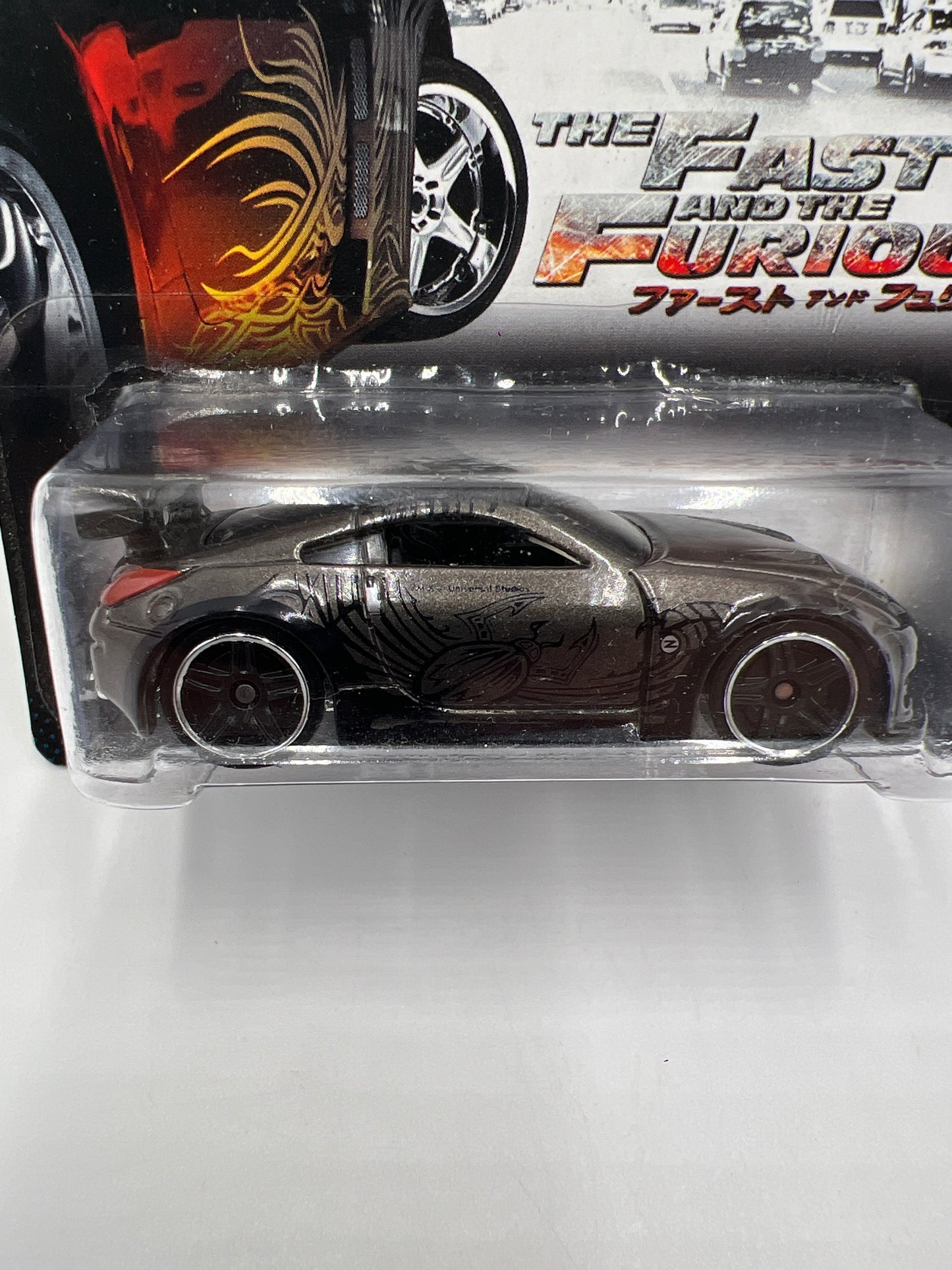 2014 Hot Wheels Fast & Furious Tokyo Drift #5 Nissan 350Z Gray W/Protector