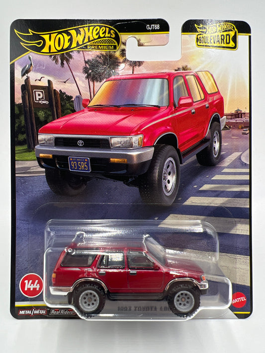 Hot Wheels Premium Boulevard #144 1993 Toyota 4Runner Red 163E