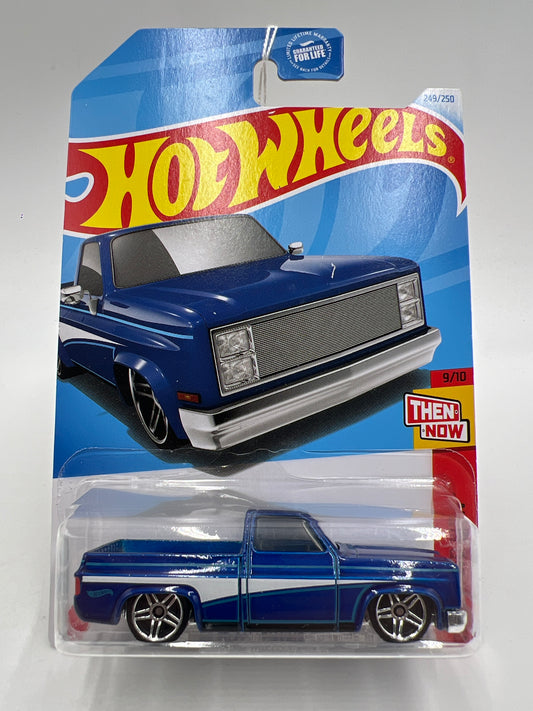 2024 Hot Wheels Then And Now #249 83 Chevy Silverado Blue 16C