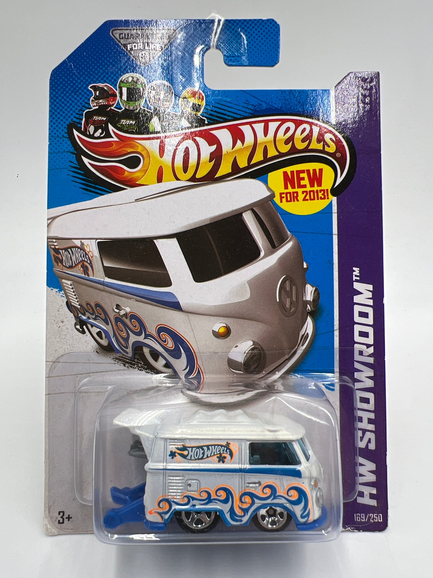 2013 Hot Wheels Showroom #169 Kool Kombi White Blister Not Perfect 97D