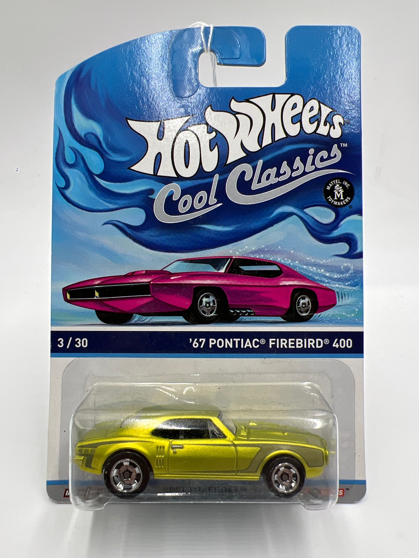 Hot Wheels Cool Classics #3 67 Pontiac Firebird 400 Spectrafrost Antifreeze SR