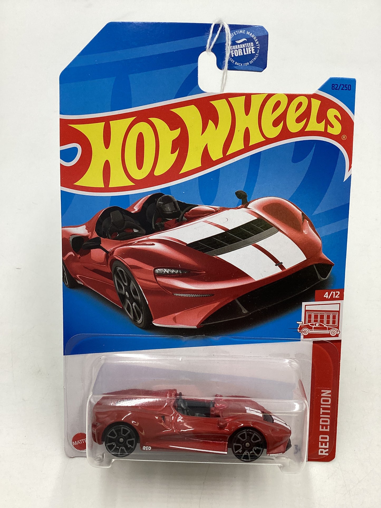 2023 Hot wheels Red Edition Factory Sealed #82 Mclaren Elva 152C