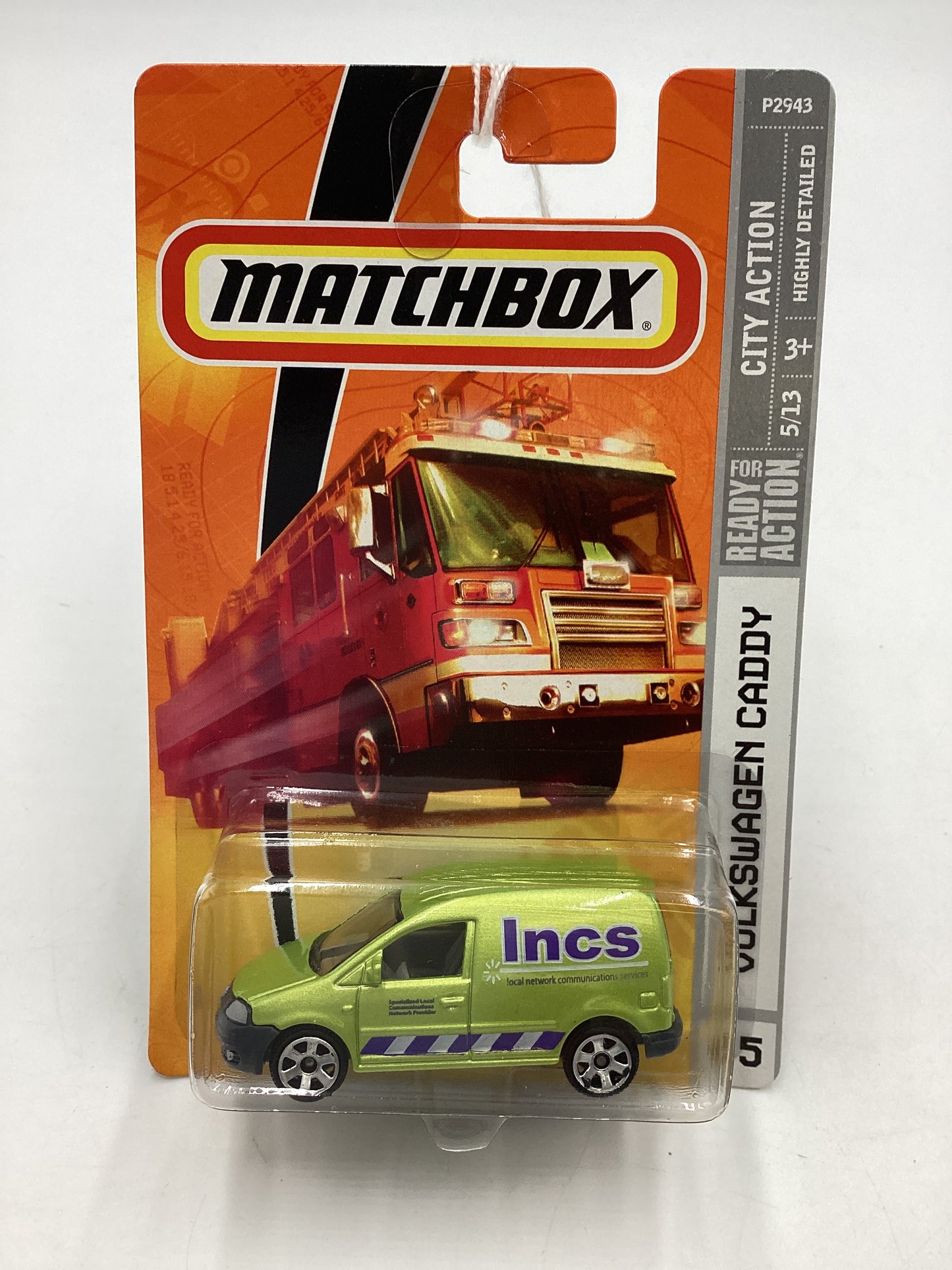 Matchbox City Action #45 Volkswagen Caddy green 207G