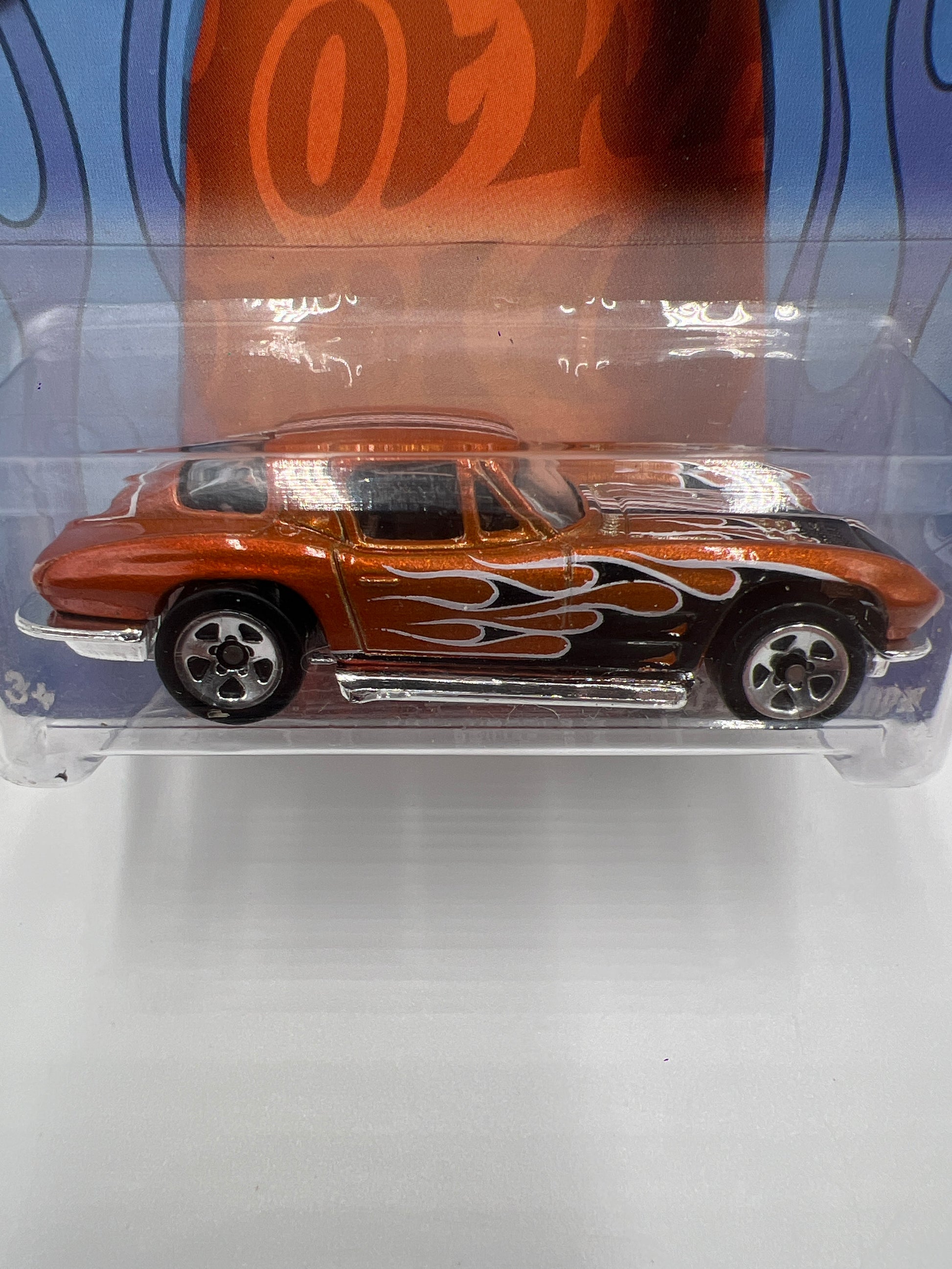 2008 Hot Wheels Fathers Day 63 Split Window Corvette Orange 160B