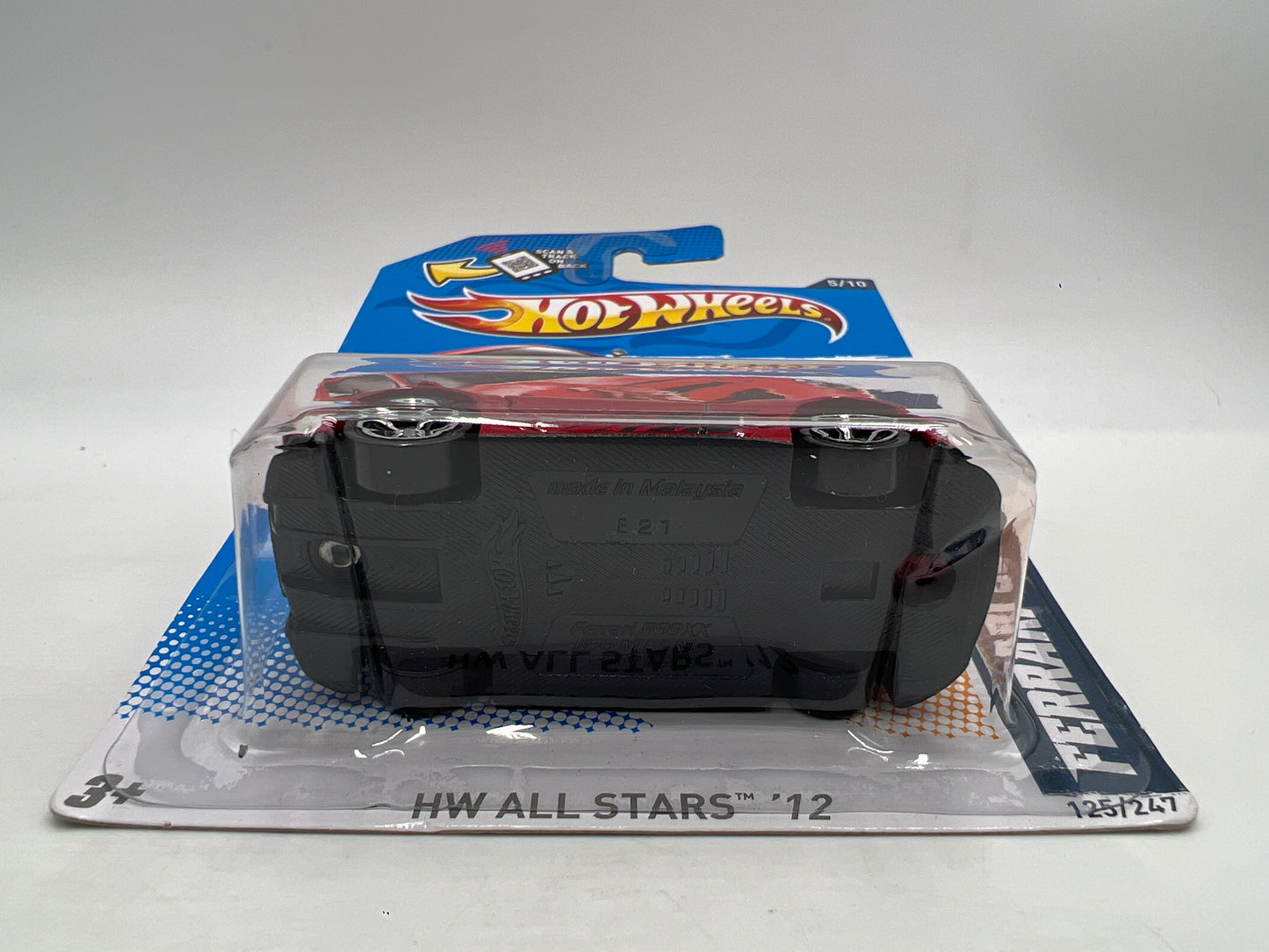 2012 Hot Wheels All Stars #125 Ferrari 599XX Red W/Protector 4