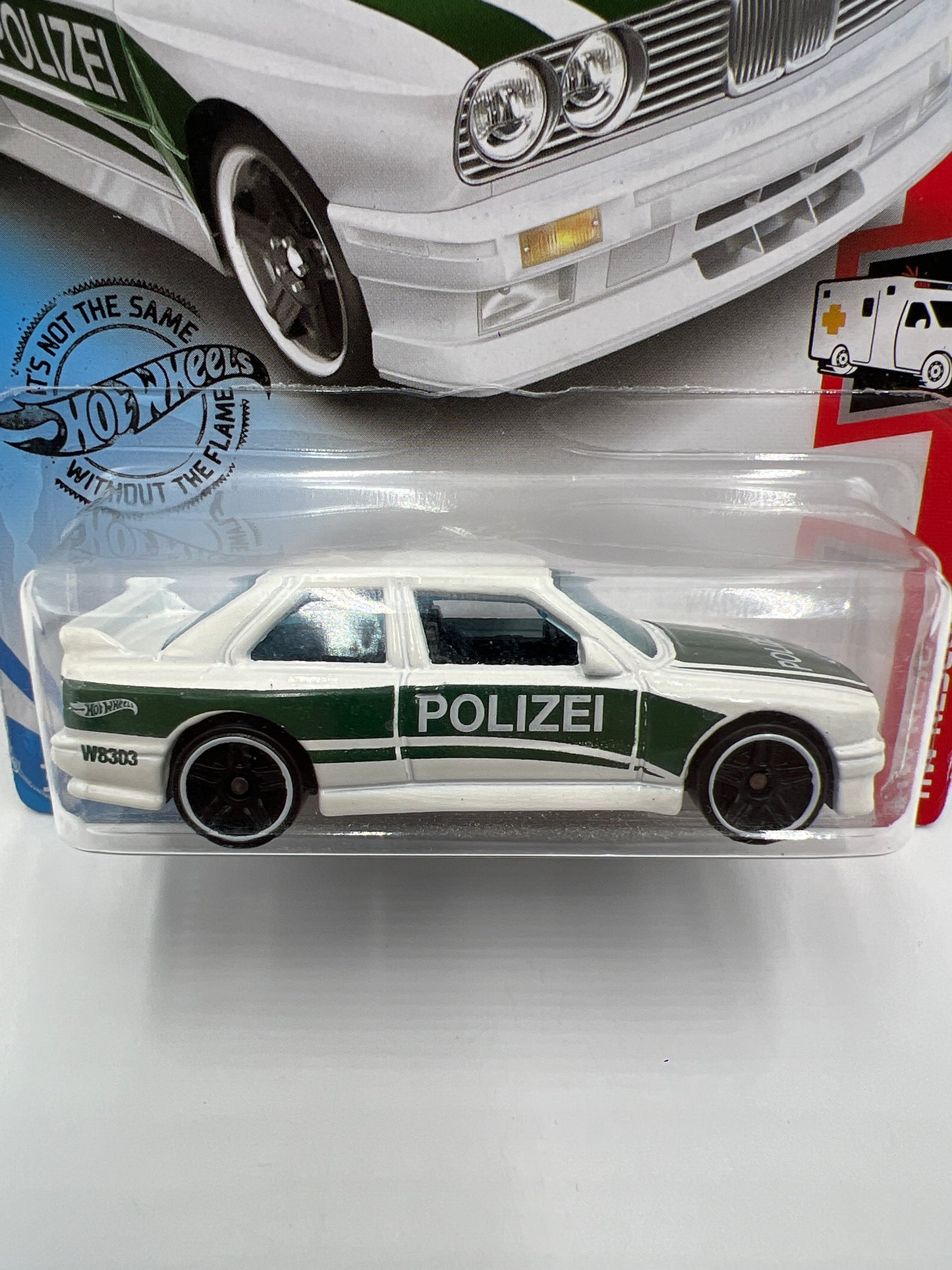2020 Hot Wheels Rescue #207 92 BMW M3 Polizei 106C