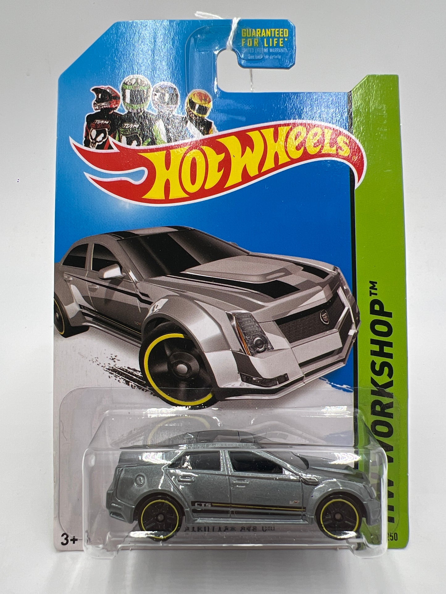 2013 Hot Wheels Kmart Exclusive #152 Cadillac CTS-V Silver 239F