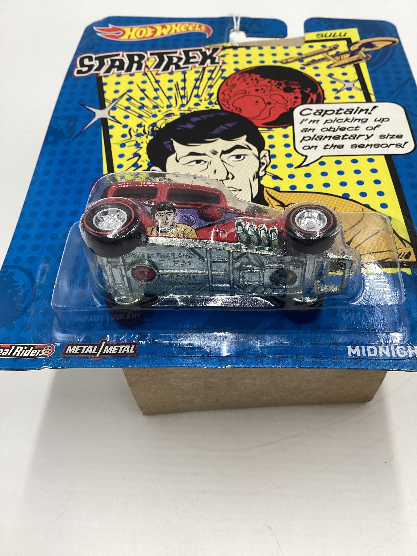 Hot wheels Pop Culture Star Trek Sulu Midnight Otto Red 267A