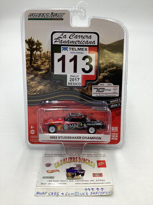 Greenlight La Carrera Panamericana #113 Black Studebaker Champion 178G