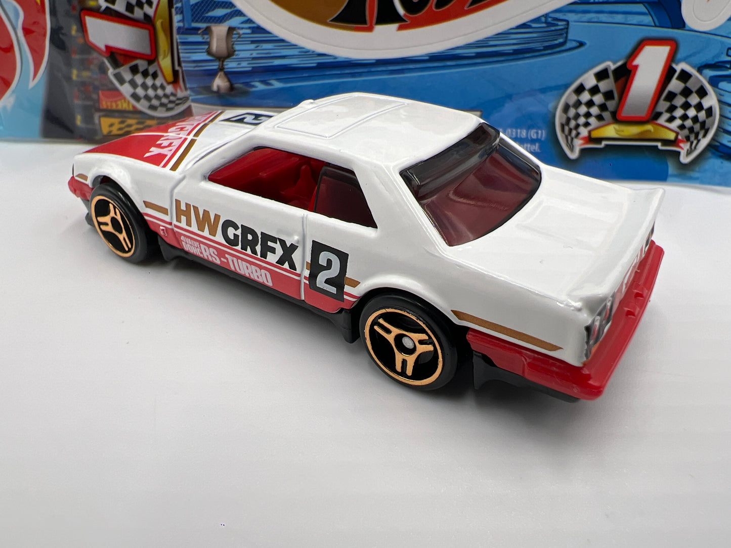 2025 Hot Wheels Mystery Models Series 1 #2 Chase 82 Nissan Skyline RS KDR30 White
