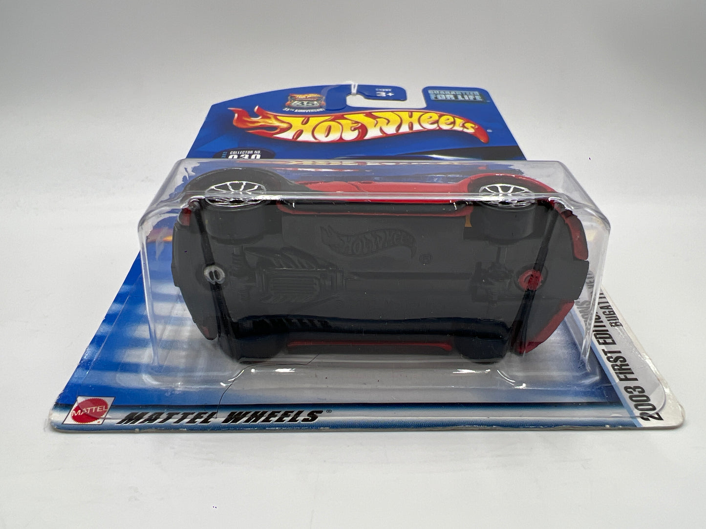 2003 Hot Wheels First Editions #30 Bugatti Veyron Red/Black W/Protector SR