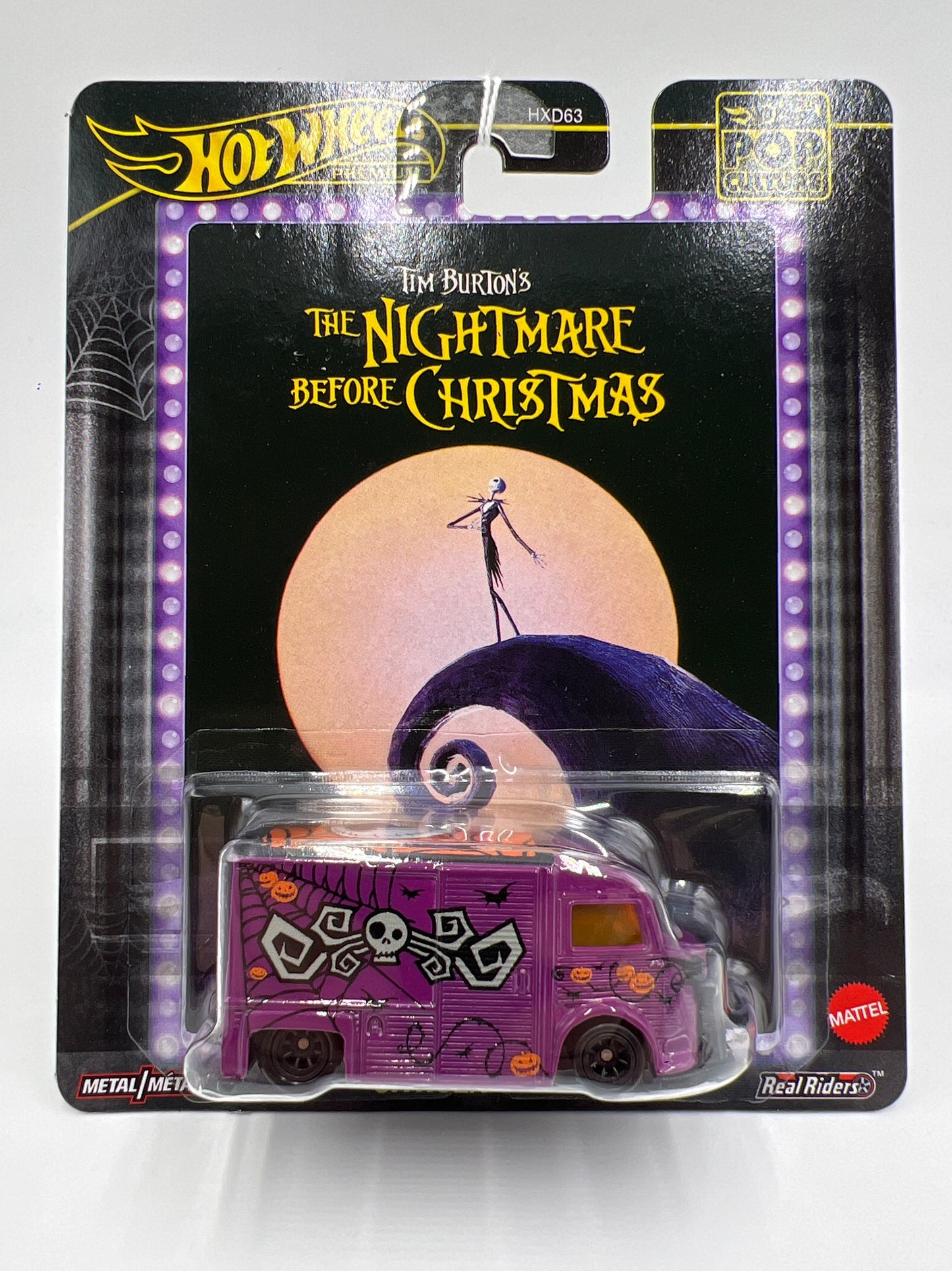 2025 Hot Wheels Premium Pop Culture Nightmare Before Christmas Citroen Type H Purple 270F