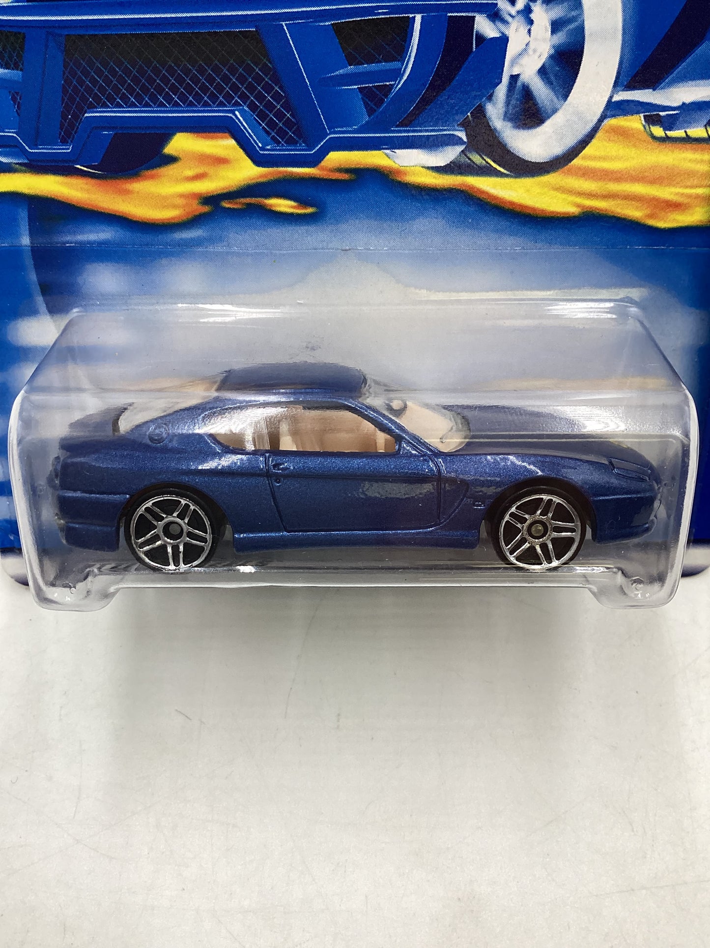 2001 Hot Wheels #166 Ferrari 456M Blue PR5 Wheels