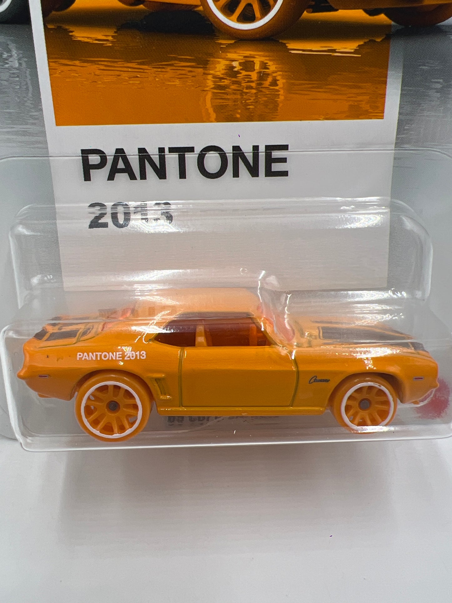 Hot Wheels Silver Series Pantone 2013 #5 69 Copo Camaro Orange 154C