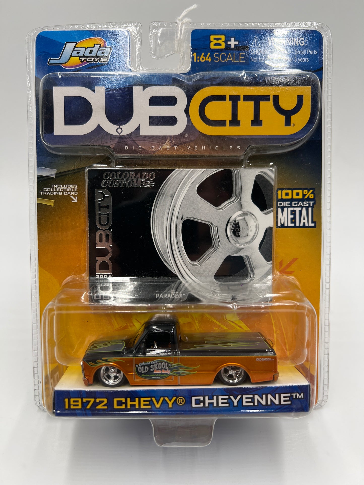 Jada Dub City #63 Paradox 1972 Chevy Cheyenne Orange/Black