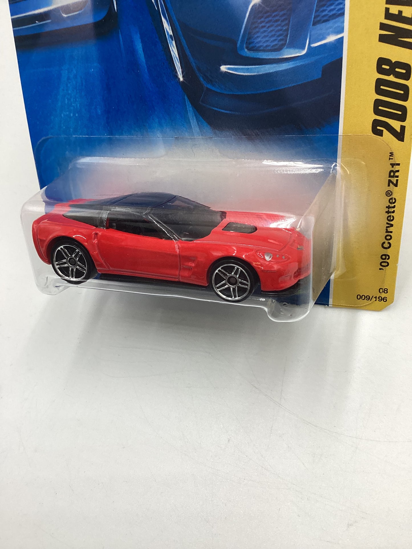 2008 Hot Wheels New Models #9 09 Corvette ZR1 Red 2A