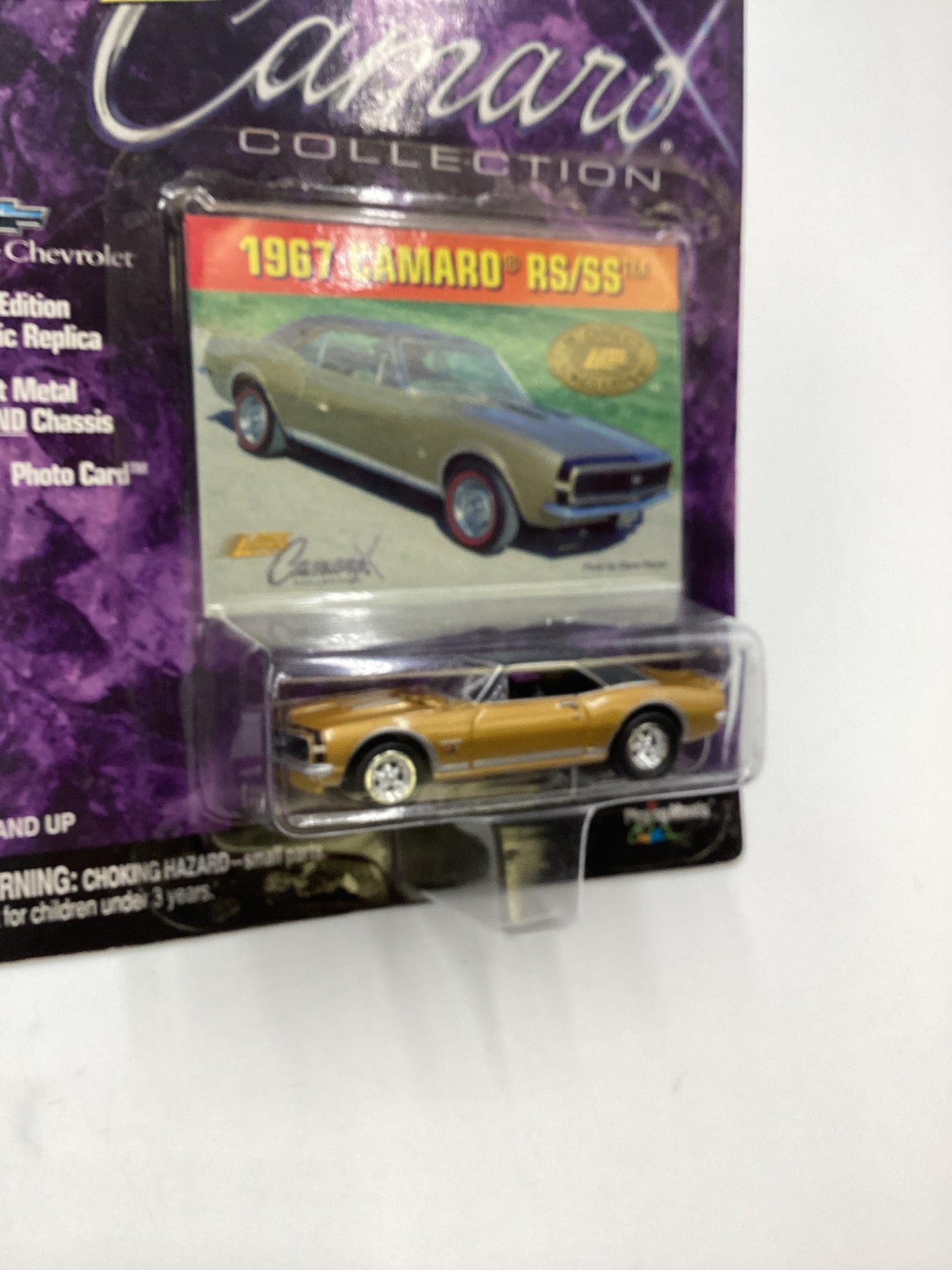 Johnny lightning Camaro Collection 1967 Camaro RS/SS Gold JL Direct Exclusive Mail In