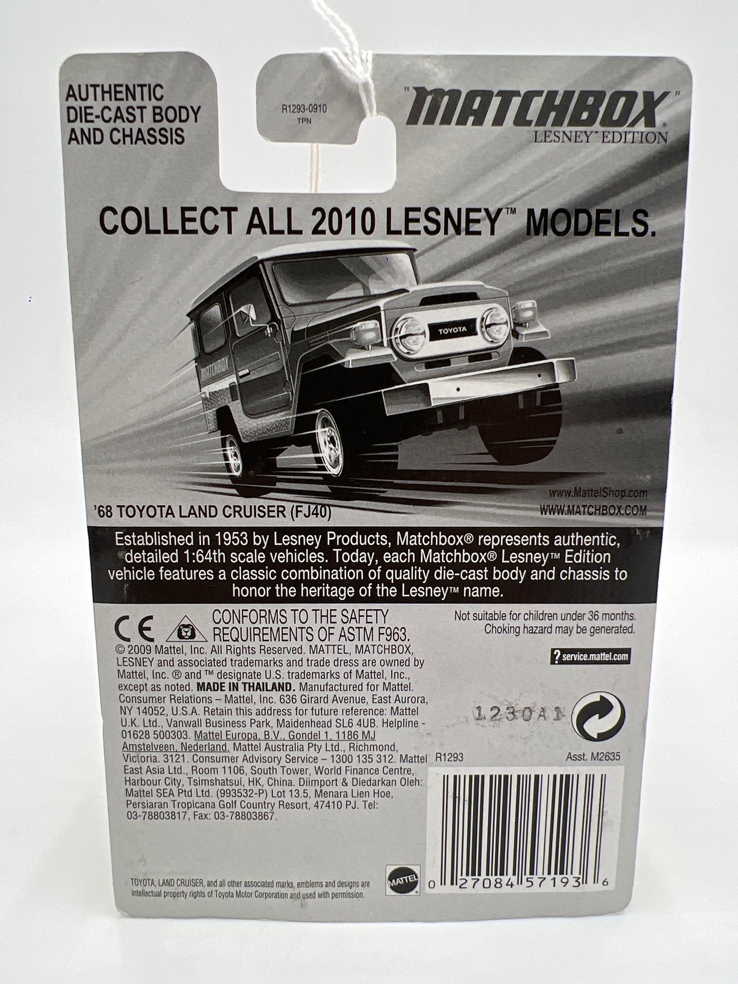 Matchbox Lesley Edition 68 Toyota Land Cruiser FJ40 Green