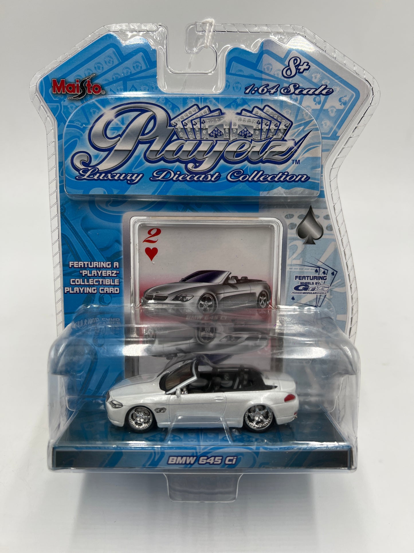 2005 Maisto Playerz Luxury Collection BMW 645 Ci White SR