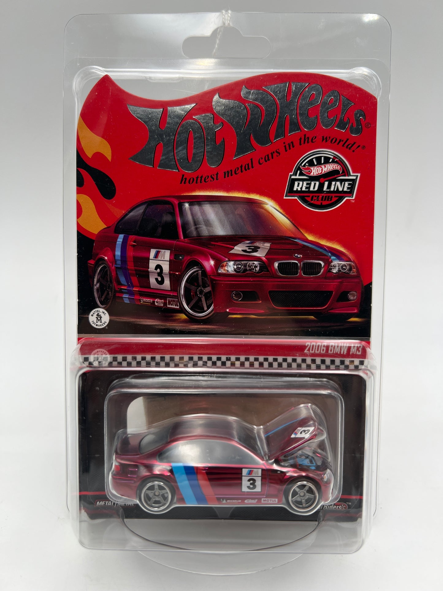 2025 Hot Wheels RLC 2006 BMW M3 Red W/Protector