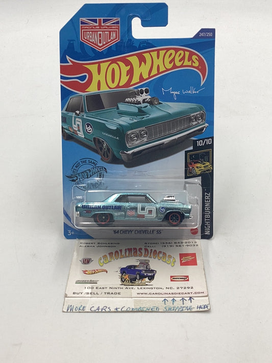 2019 hot wheels super treasure hunt #247 64 Chevy Chevelle SS W/Protector