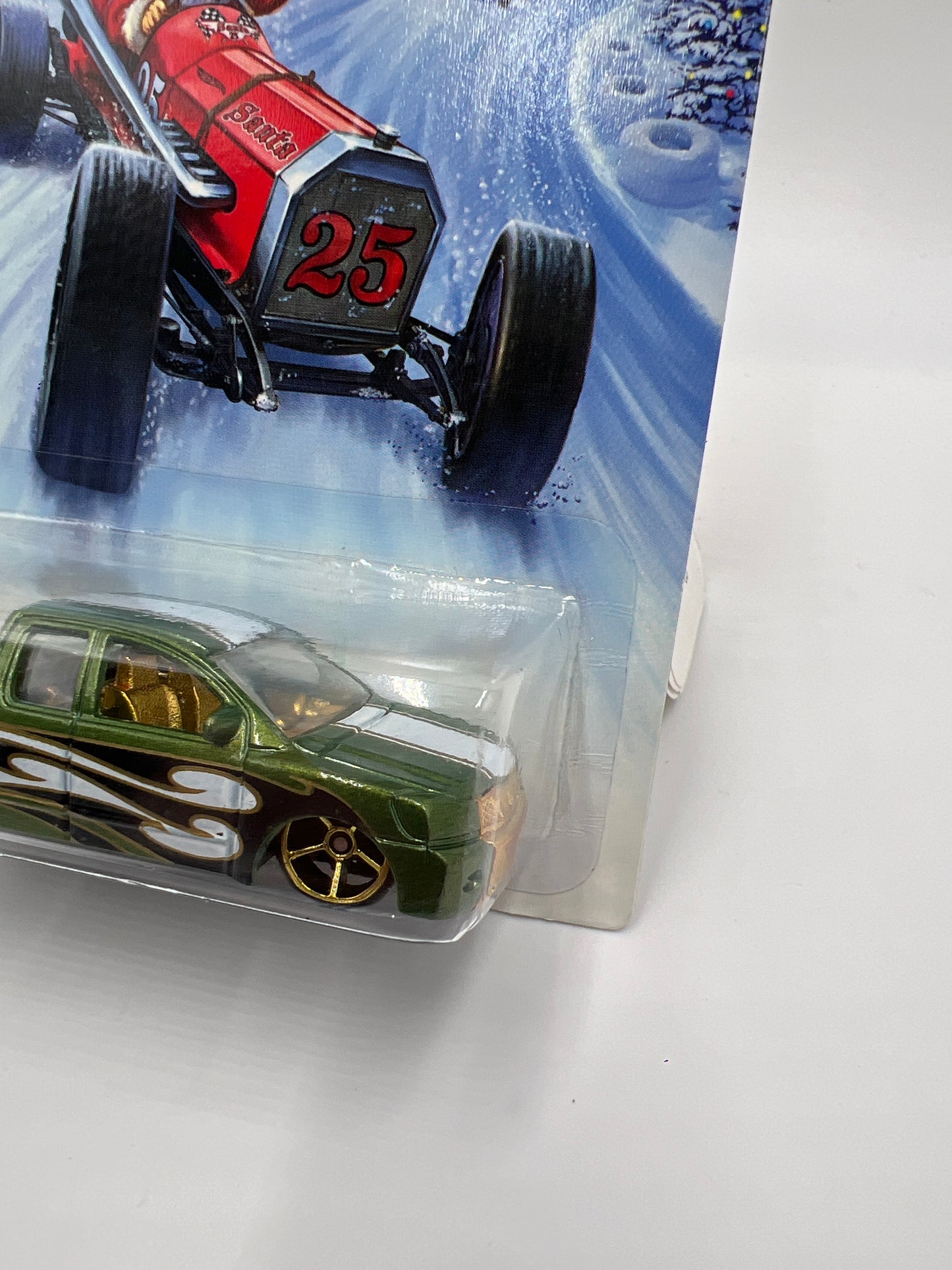 2014 Hot Wheels Holiday Hot Rods #3 Nissan Titan Green SR
