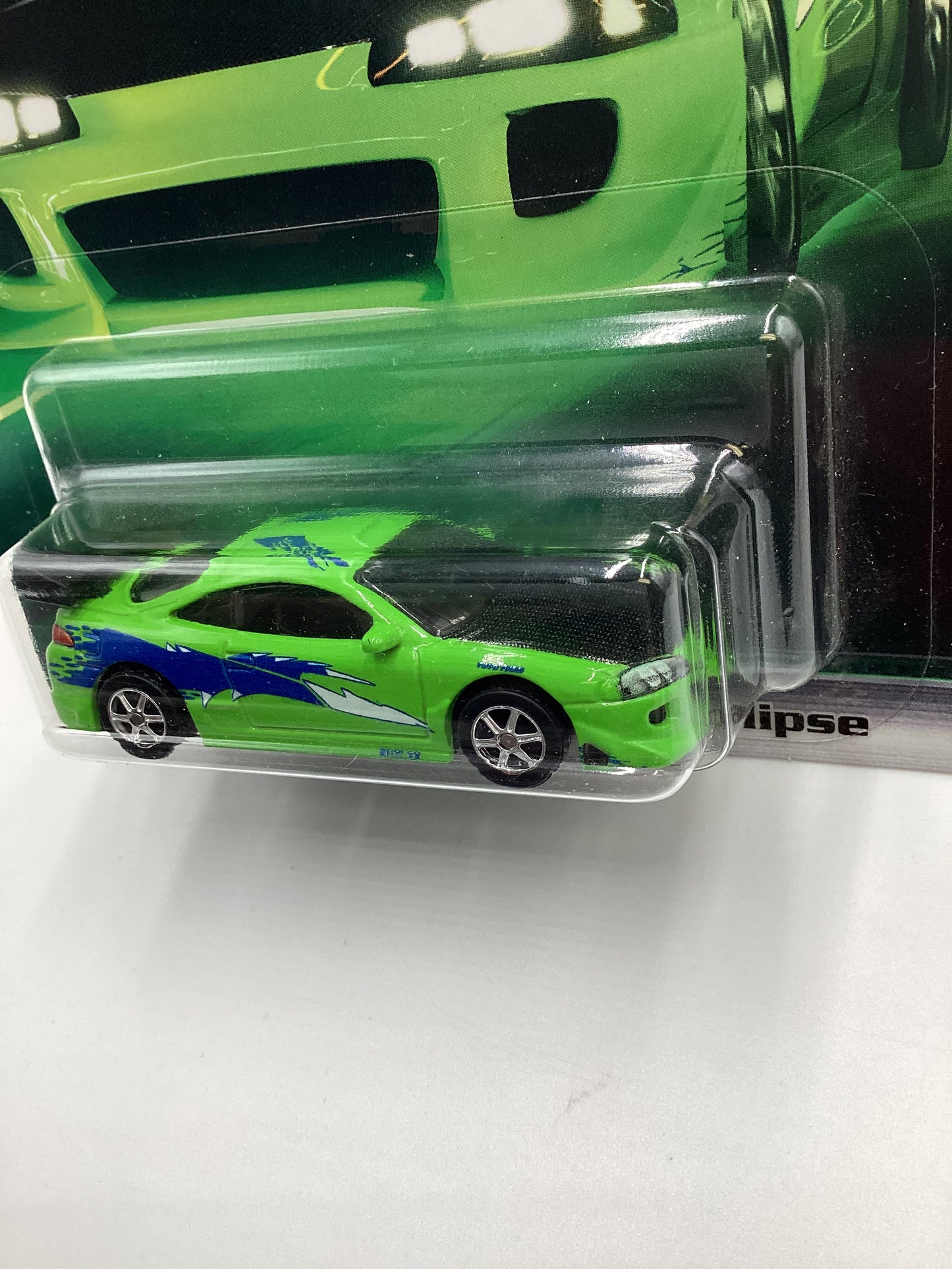 Hot Wheels Premium Fast & Furious Original Fast #2 95 Mitsubishi Eclipse Green W/Protector