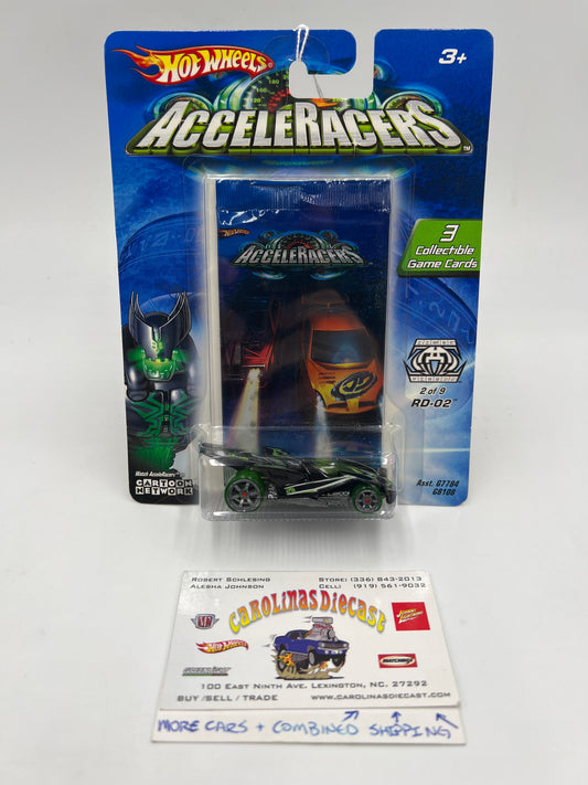 Hot Wheels Acceleracers Racing Drones #2 RD-02 VHTF Card Not Perfect