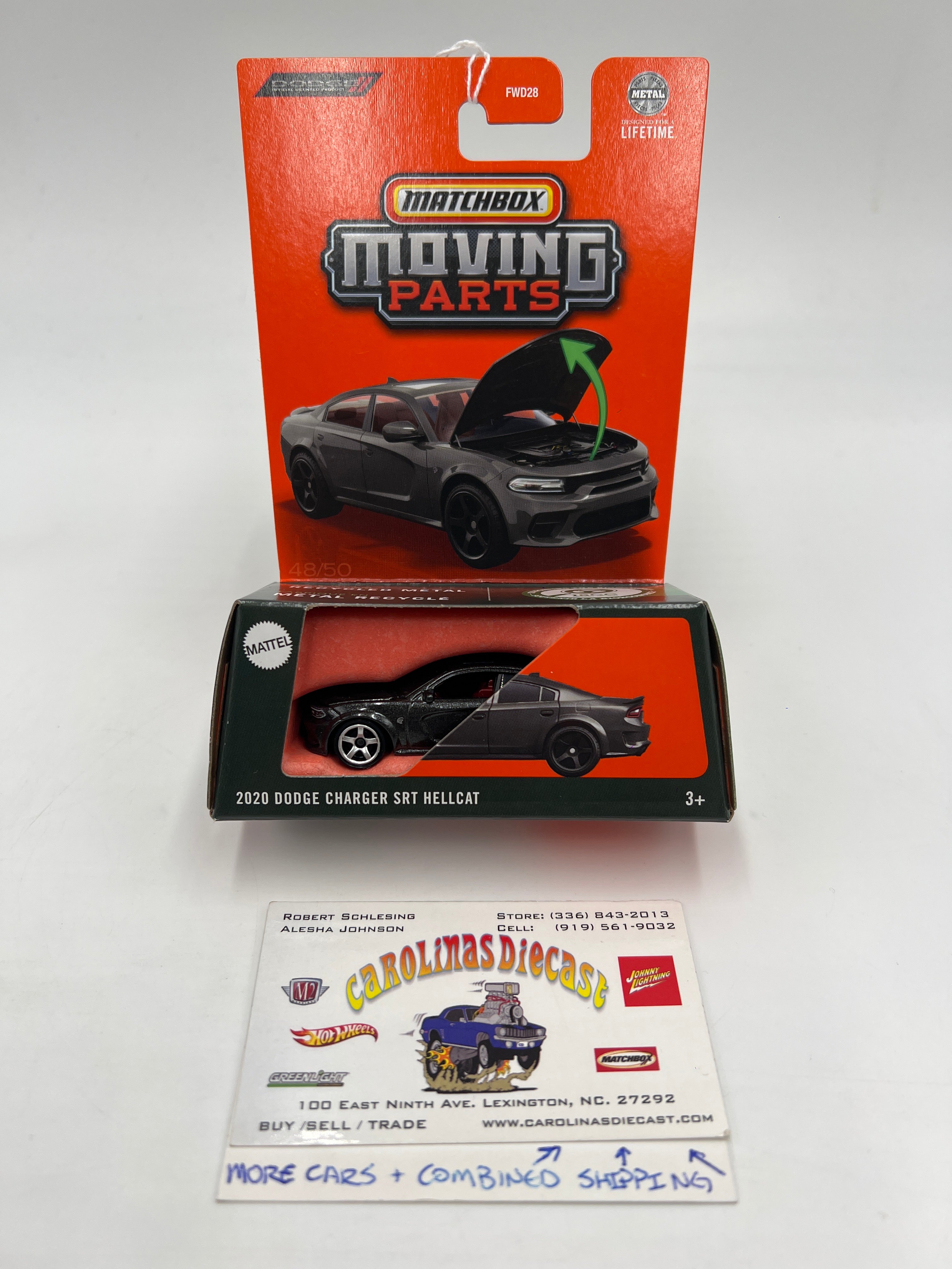 2025 Matchbox Moving Parts #48 2020 Dodge Charger SRT Hellcat