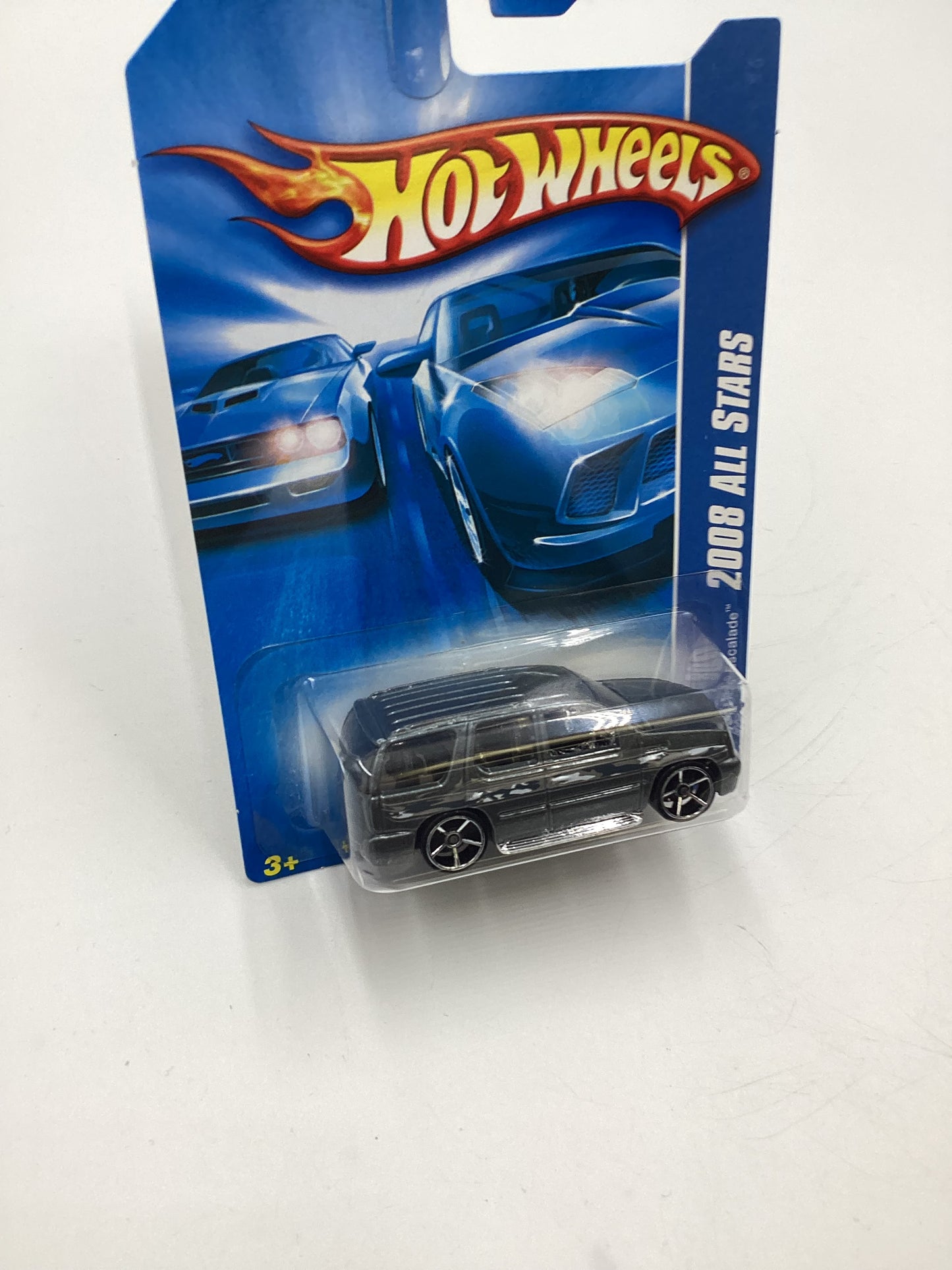 2008 Hot Wheels All Stars #65 Cadillac Escalade Gray (Chrome Logo Base) 57D